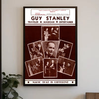 Guy Stanley Vintage Magician Entertainment Cultural Poster