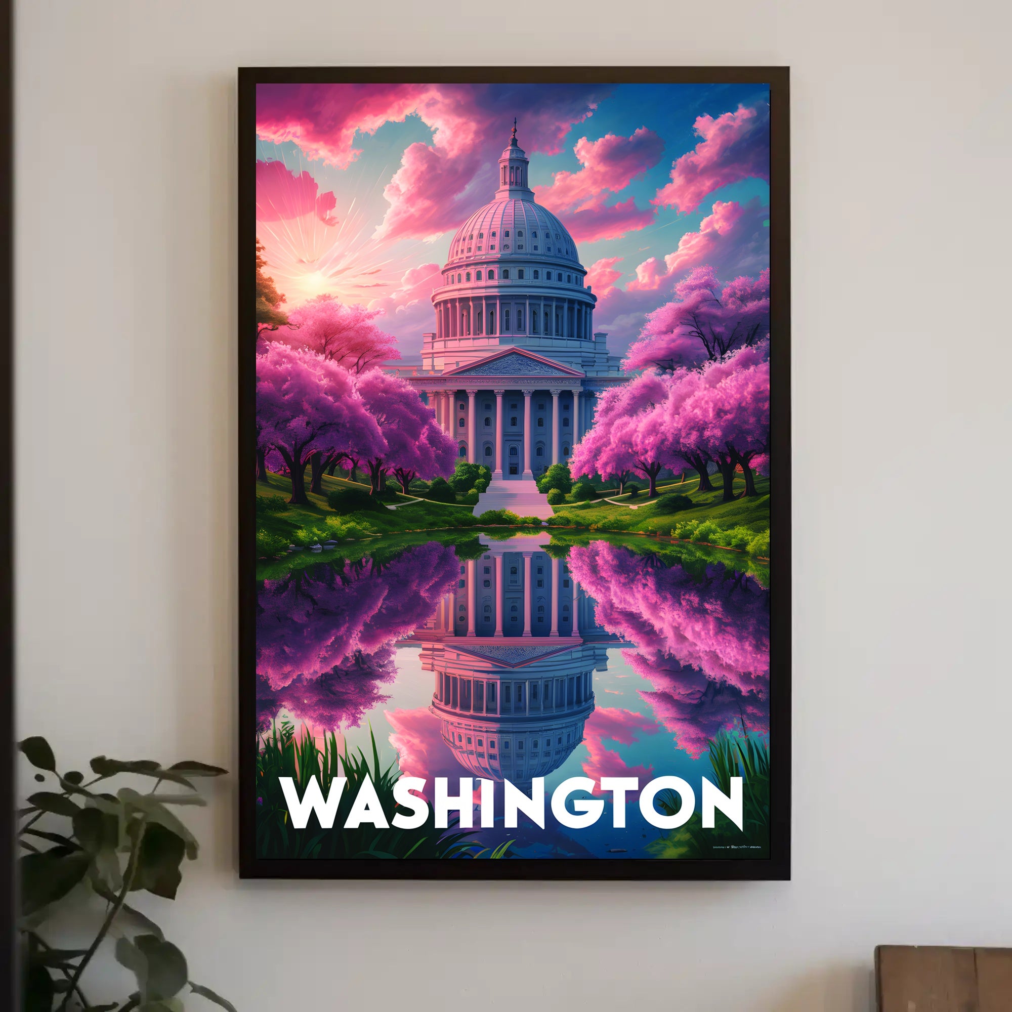 Washington in Bloom Poster