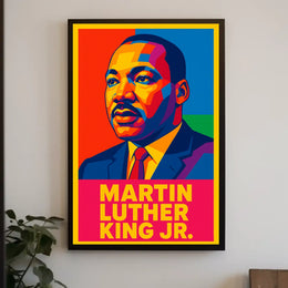 Martin Luther King Jr. Iconic Leader Poster