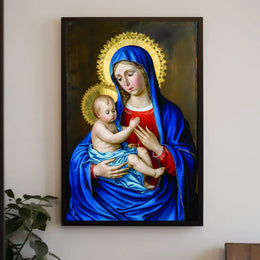 Mary and Jesus Poster