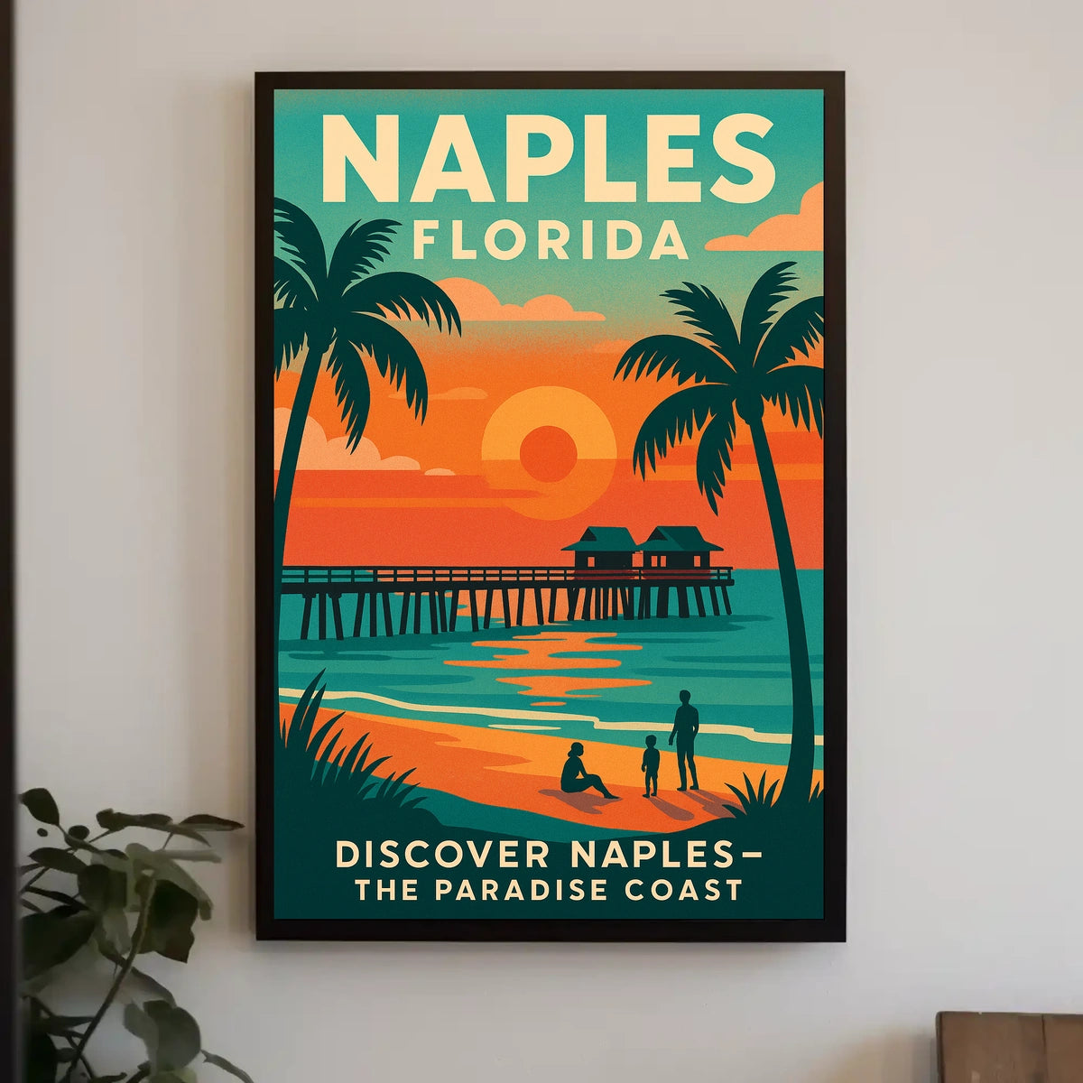 Discover Naples The Paradise Coast Poster