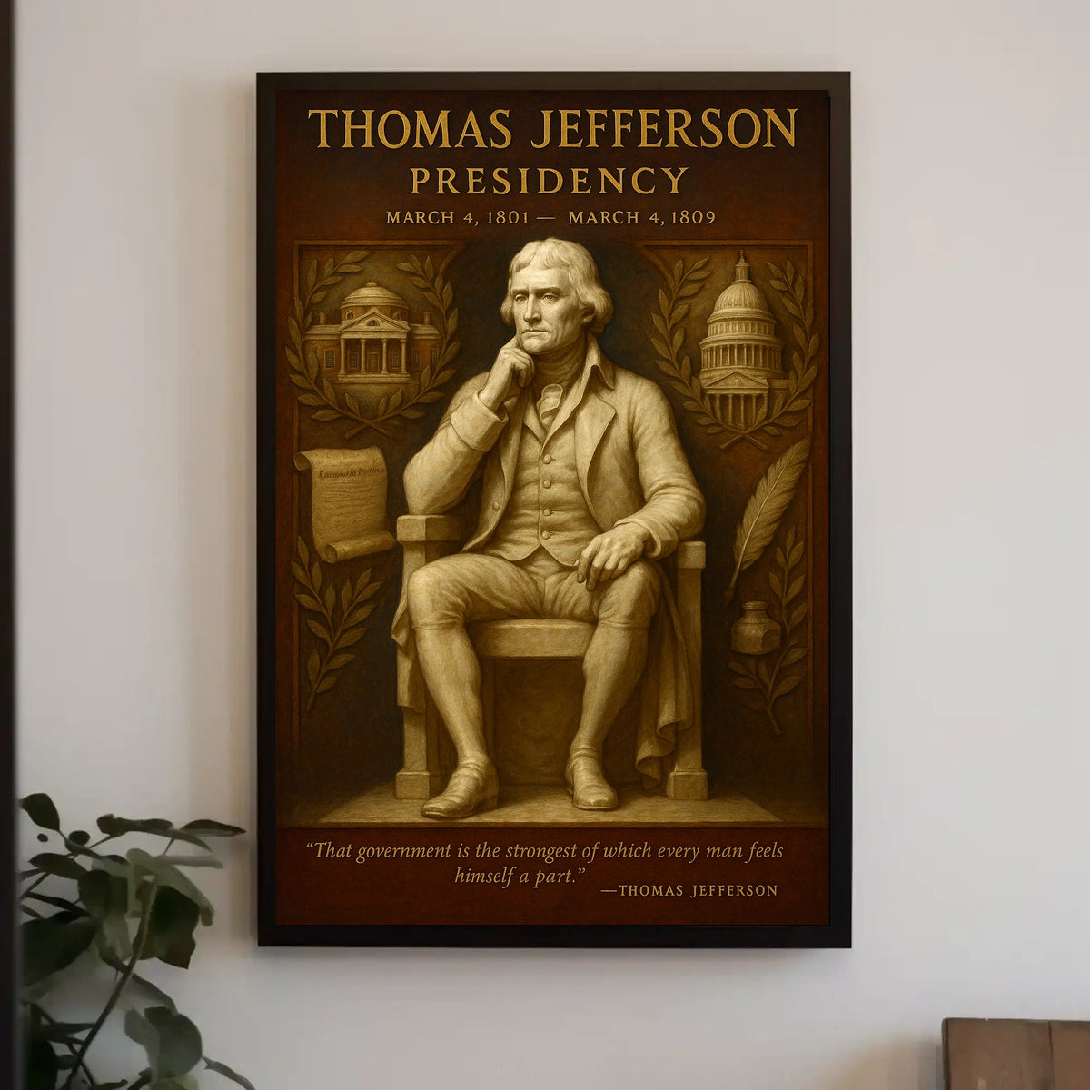 Thomas Jefferson Presidency Poster