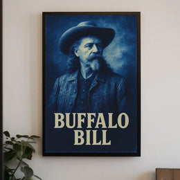 Buffalo Bill Historic Western Figure Cultural or Heritage Poster