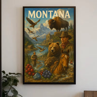 Montana Wilderness Poster