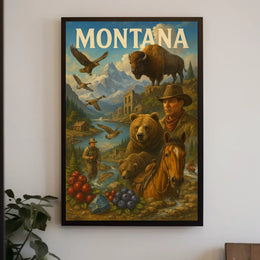 Montana Wilderness Poster