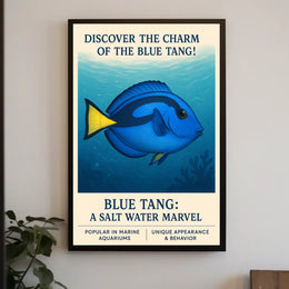 Discover The Charm Of The Blue Tang Poster