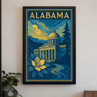Alabama State Capitol Poster