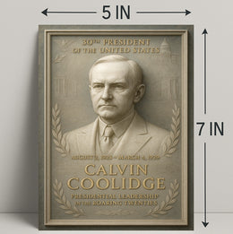 Calvin Coolidge 30th President Poster PosterGoat