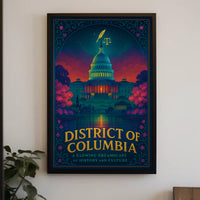 District of Columbia A Glowing Dreamscape Poster