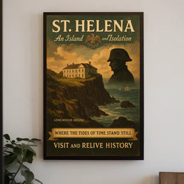 St. Helena An Island of Isolation Poster