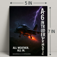 Grumman A6 Intruder All Weather Poster PosterGoat