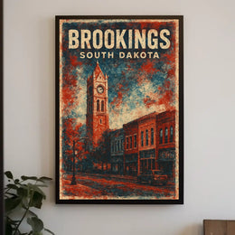 Brookings, South Dakota Poster