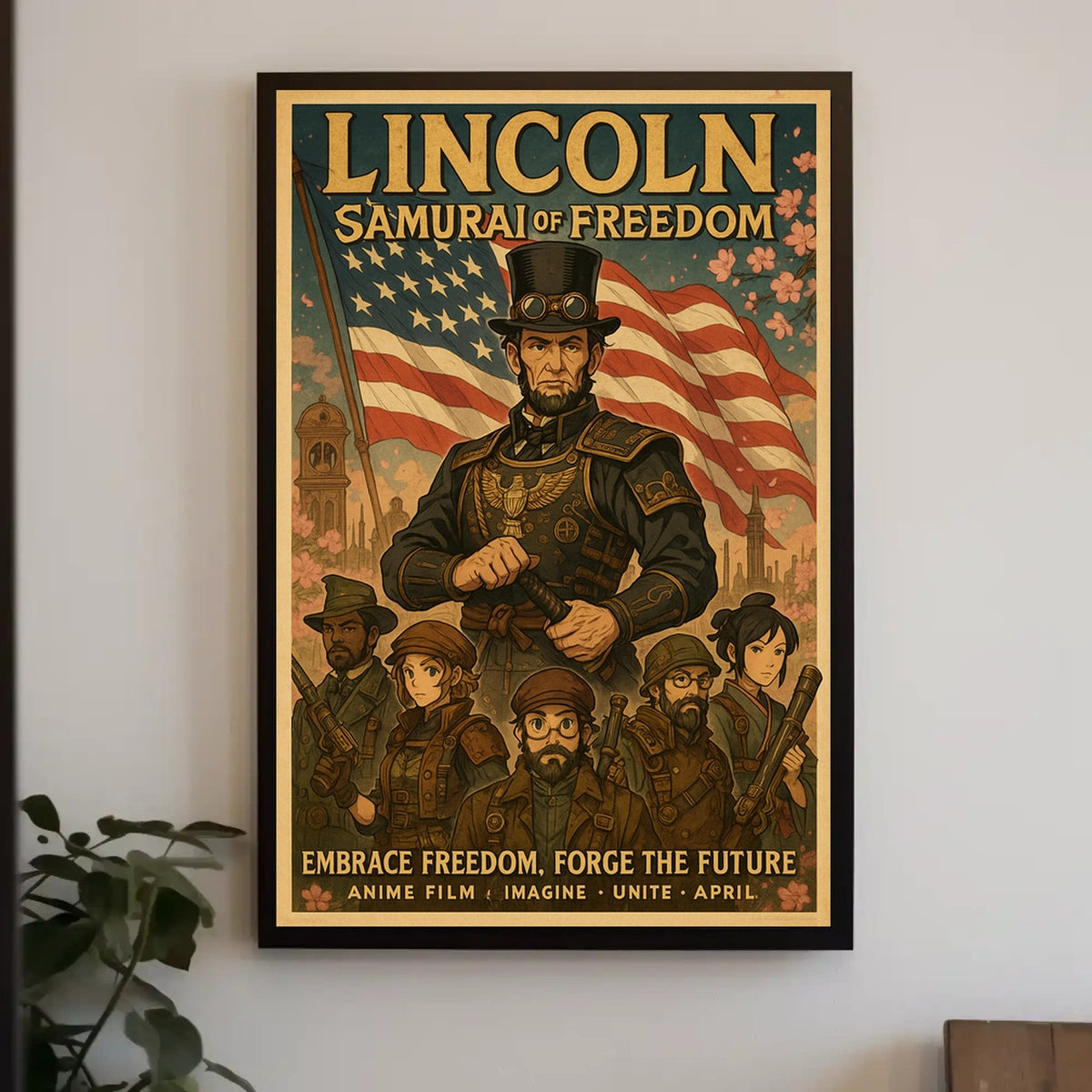 Lincoln Samurai of Freedom Poster