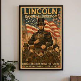 Lincoln Samurai of Freedom Poster