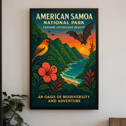 Explore Untouched Beauty at American Samoa National Park Poster