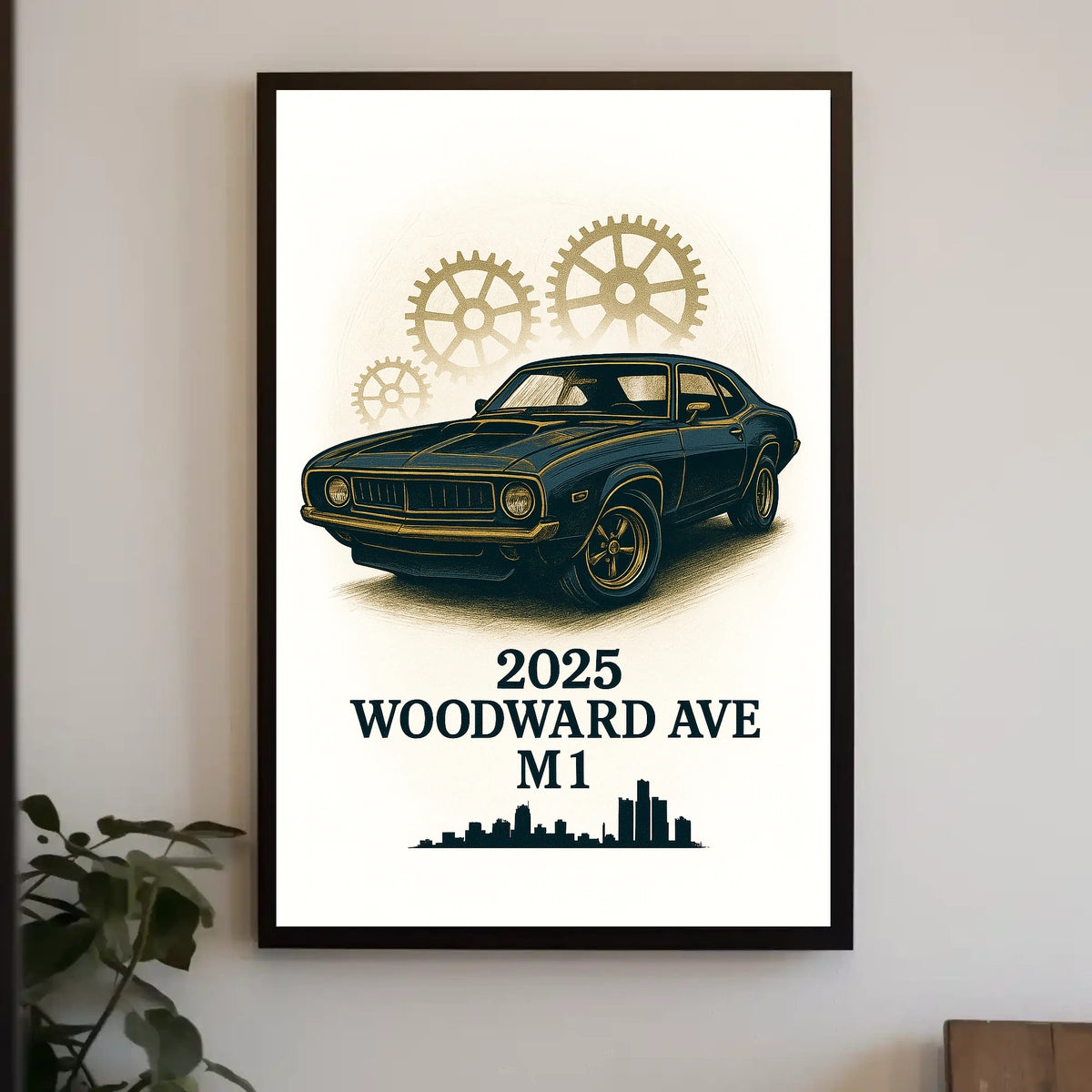 2025 Woodward Ave M1 Poster