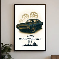2025 Woodward Ave M1 Poster