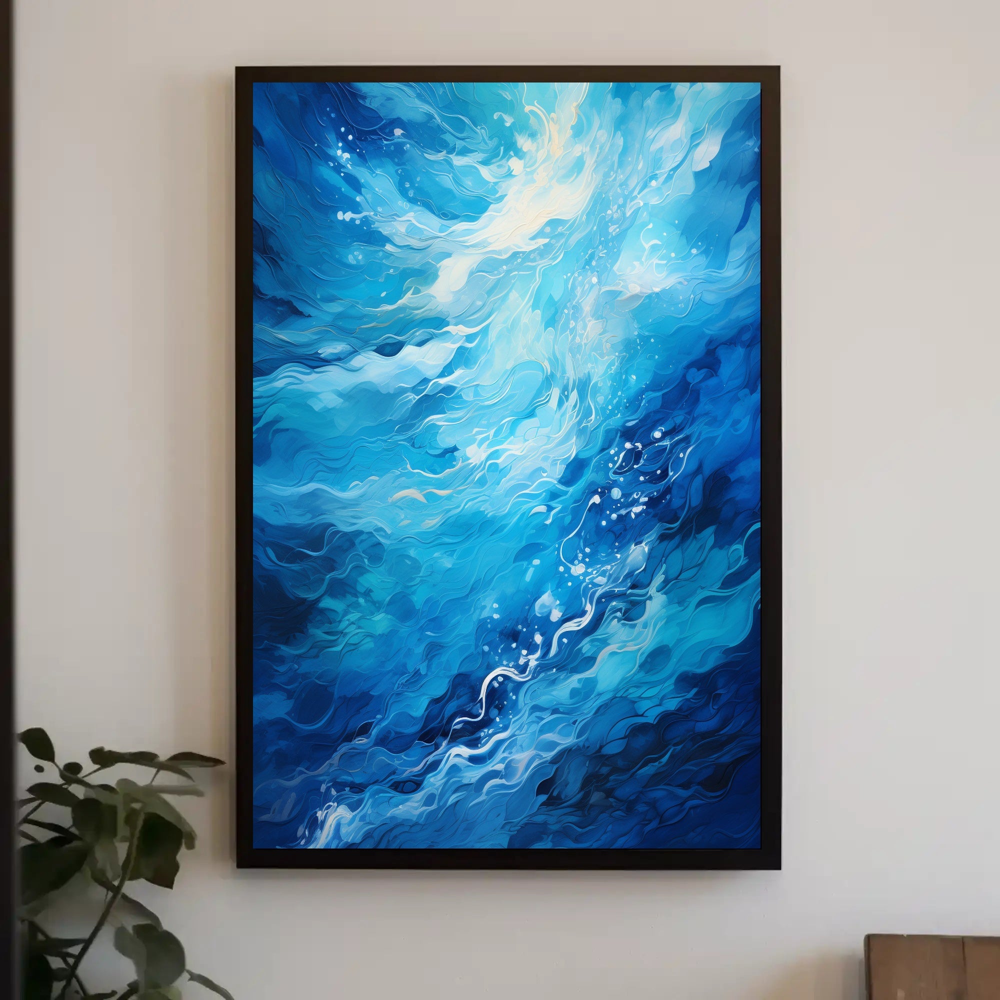 Oceanic Whirl Poster