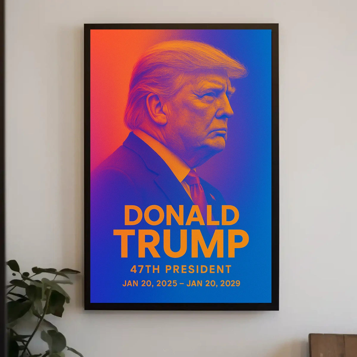 Trump Visionary Futurism Patriot Poster
