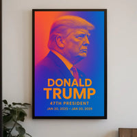 Trump Visionary Futurism Patriot Poster