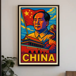 Iconic Leader Of China Poster