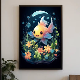 Enchanted Underwater World Poster