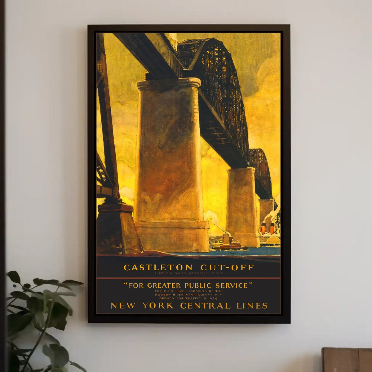 Alfred H. Smith Memorial Bridge Vintage Poster