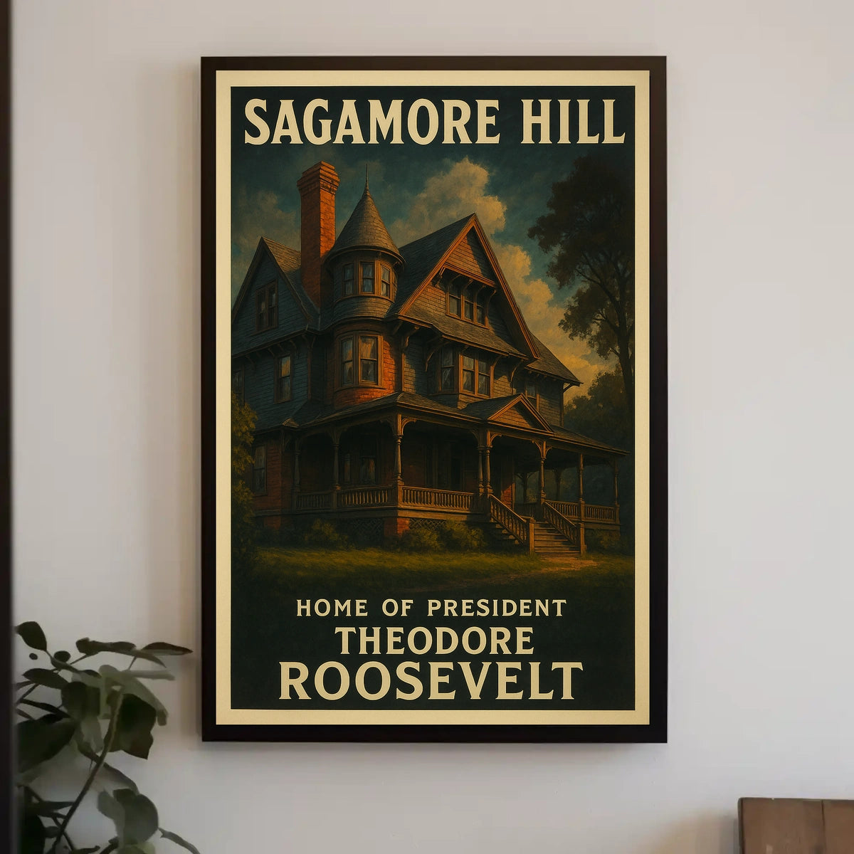 Theodore Roosevelt Sagamore Hill Poster