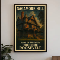 Theodore Roosevelt Sagamore Hill Poster