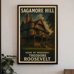 Theodore Roosevelt Sagamore Hill Poster