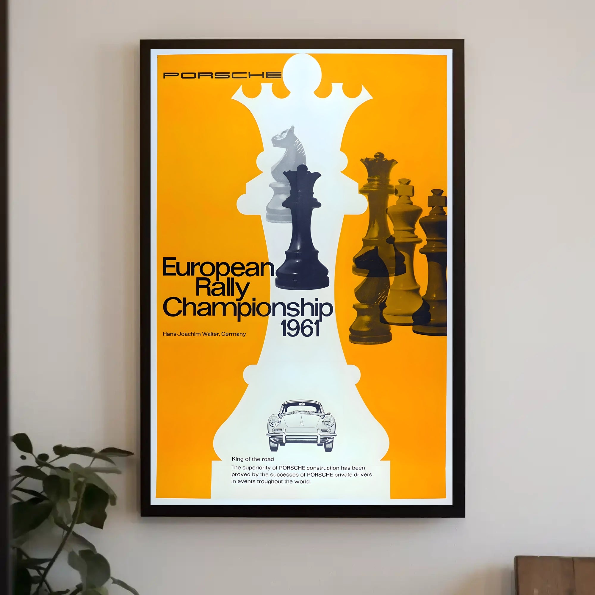 European Rally Championship 1961 Poster