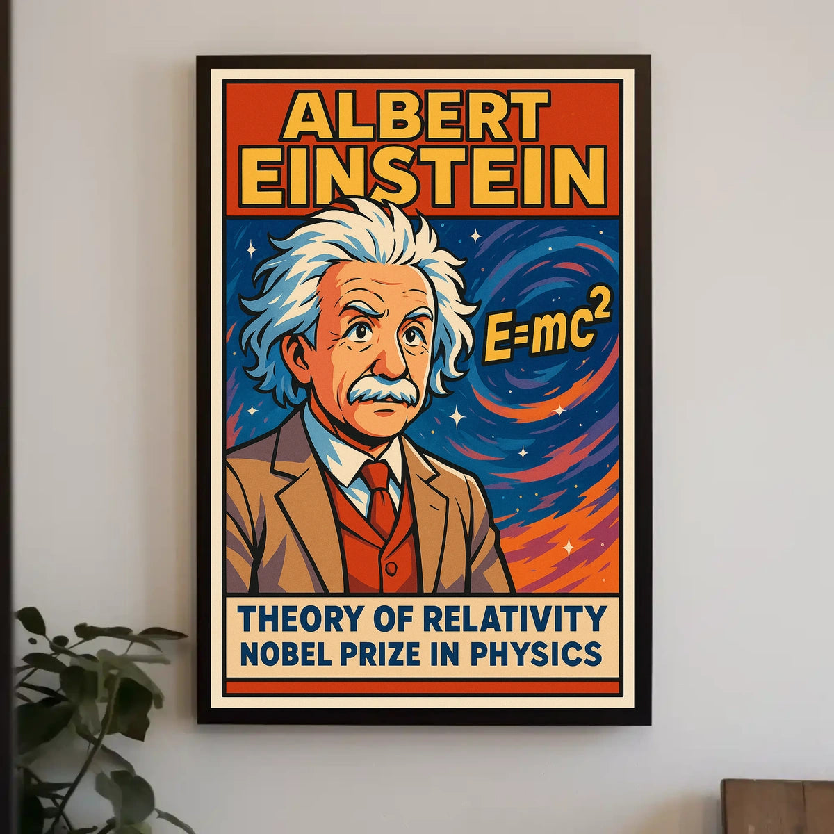 Albert Einstein Theory Of Relativity Poster