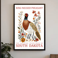 Ring-necked Pheasant State Pride Art Poster