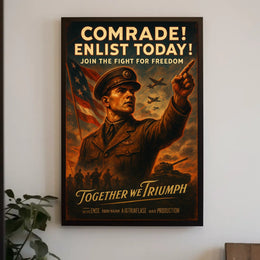 Comrade Enlist Today Poster