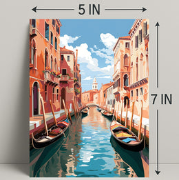 Venetian Canal Serenity Poster