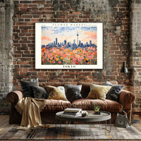 Flower Market in Tokyo: Urban or Cityscape Poster