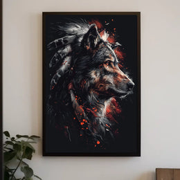 Spirit Of The Wolf Poster