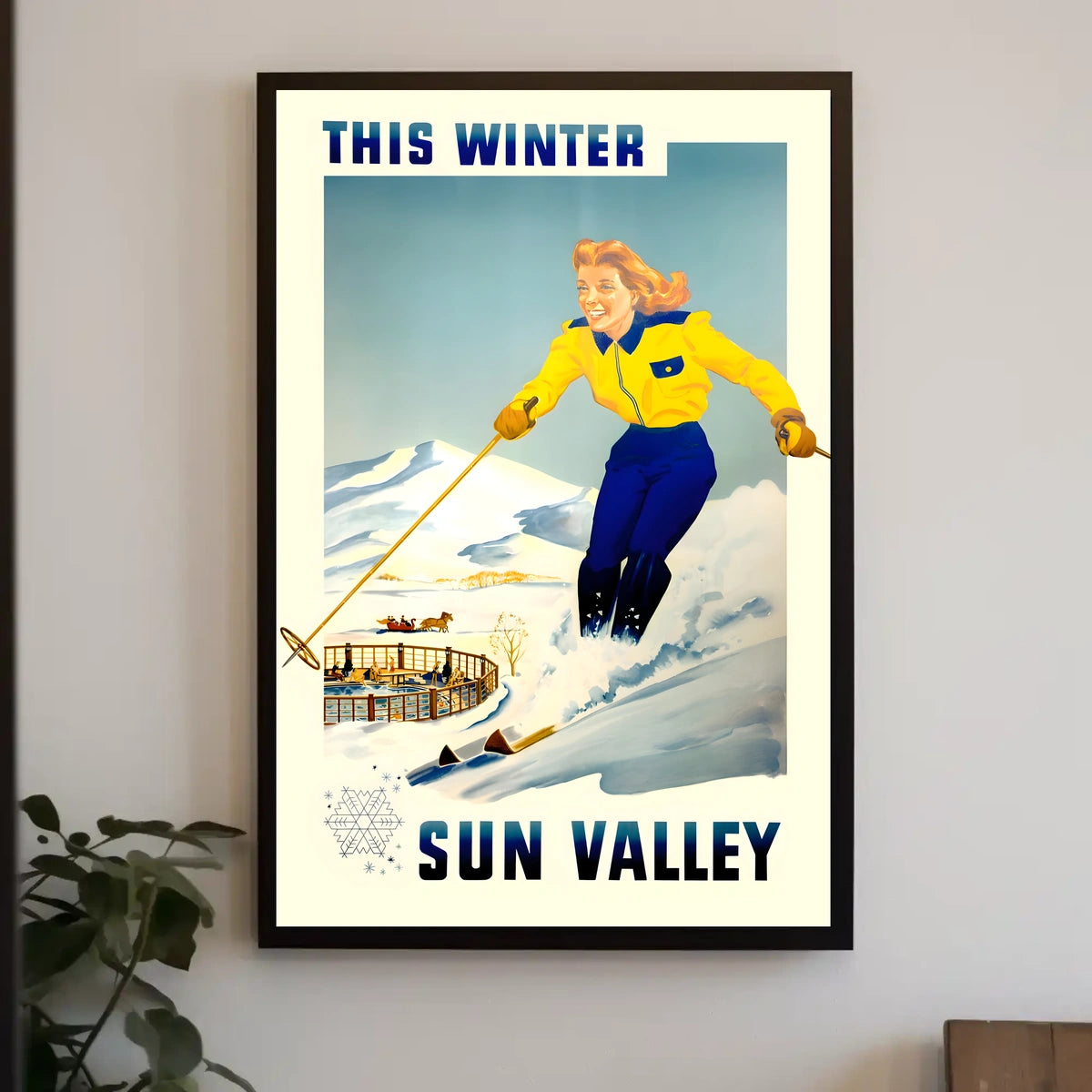 Sun Valley Winter Adventure Poster