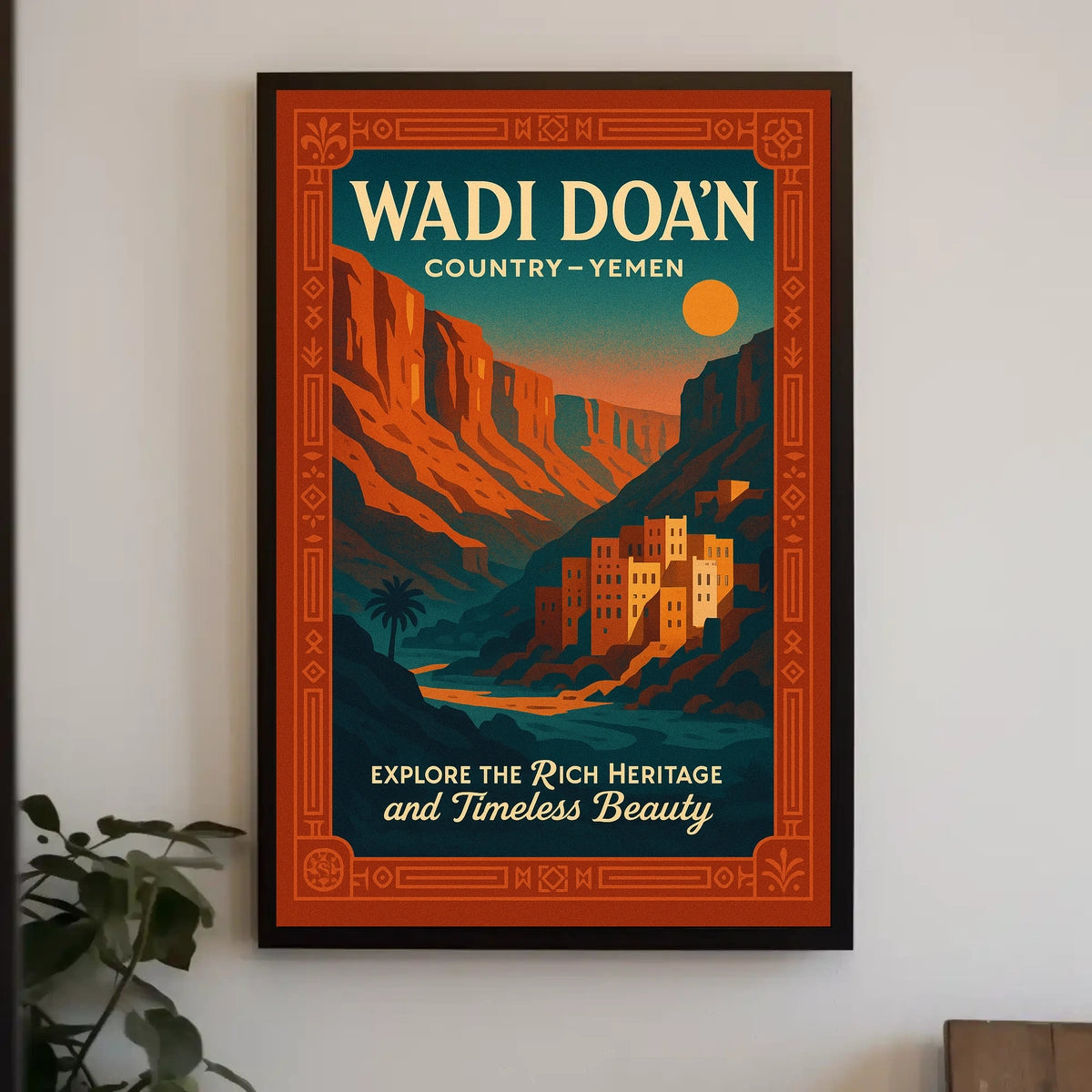 Wadi DoAn YemenS Timeless Beauty Poster