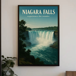 Niagara Falls Experience The Wonder Poster