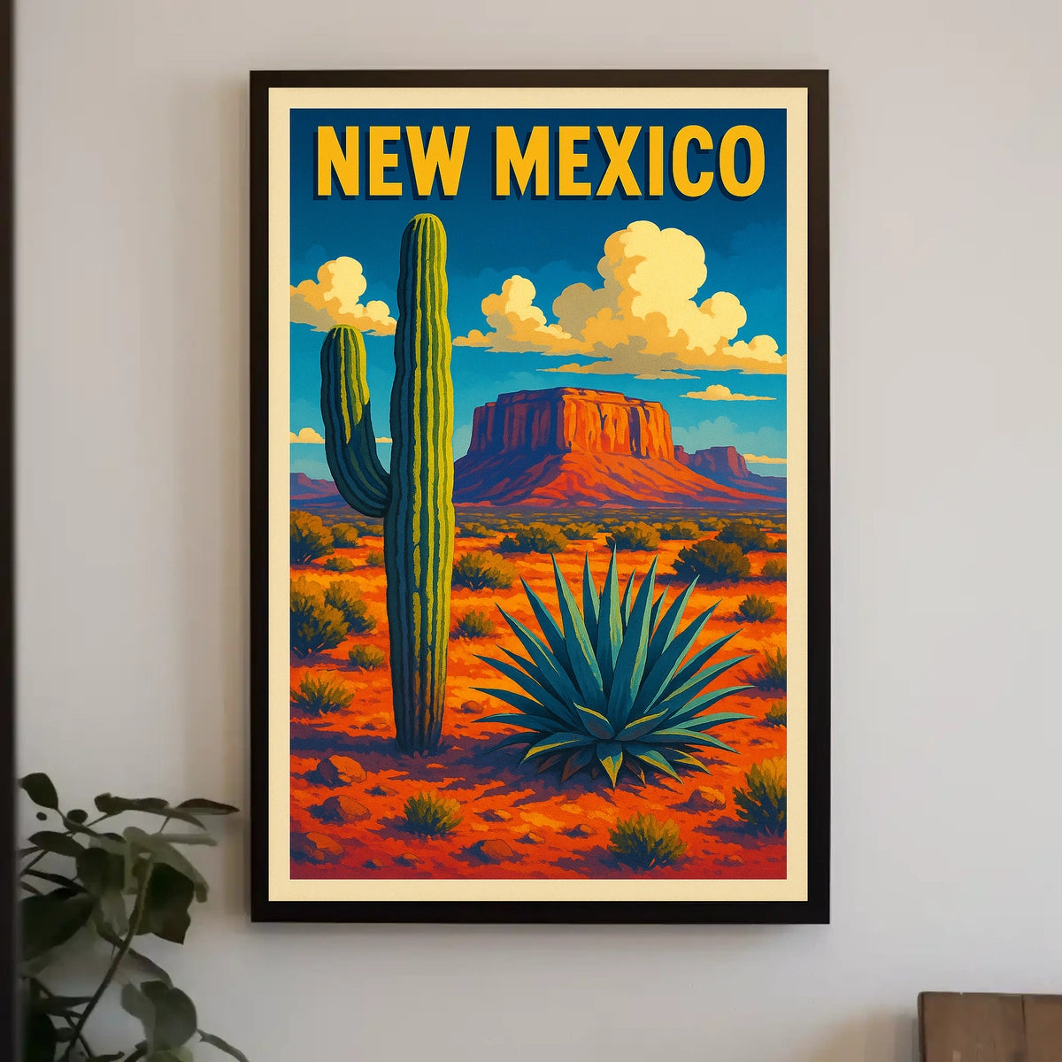 New Mexico Desert Landscape Poster
