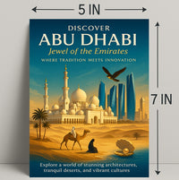 Journey Through Abu Dhabi's Timeless Beauty Travel Poster