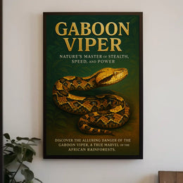 Gaboon Viper Natures Master of Stealth Poster