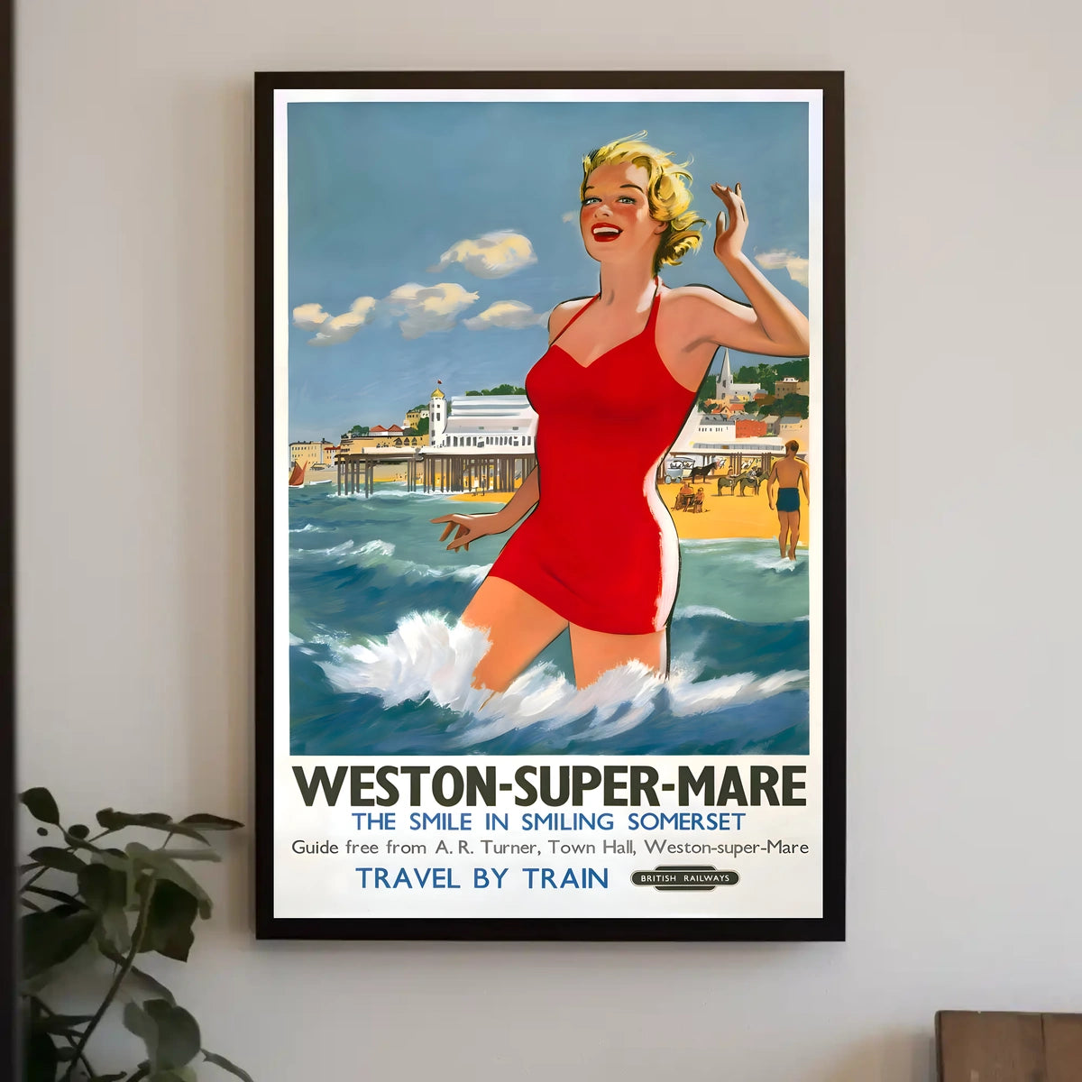 Weston-Super-Mare The Smile In Smiling Poster