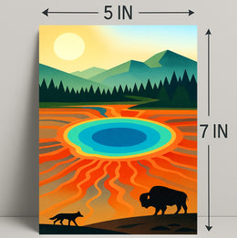 Yellowstone Wonders Poster PosterGoat