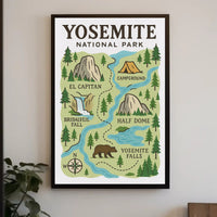 Explore Yosemite National Park Poster PosterGoat