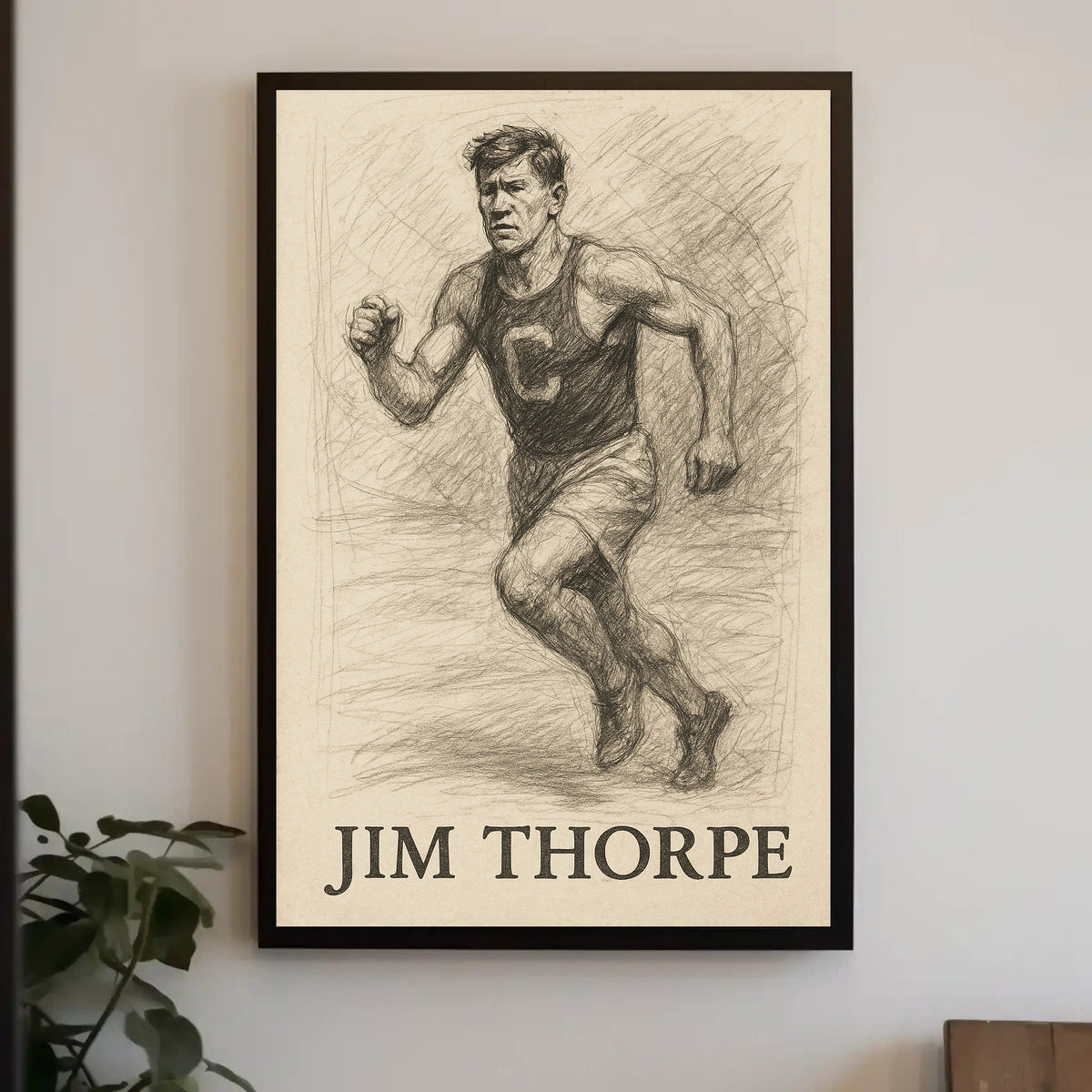 Jim Thorpe Athletic Legend Poster