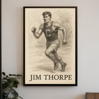 Jim Thorpe Athletic Legend Poster