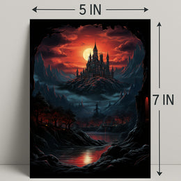Enchanted Castle At Dusk Poster