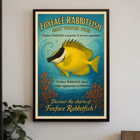 Discover the Charm of Foxface Rabbitfish Poster